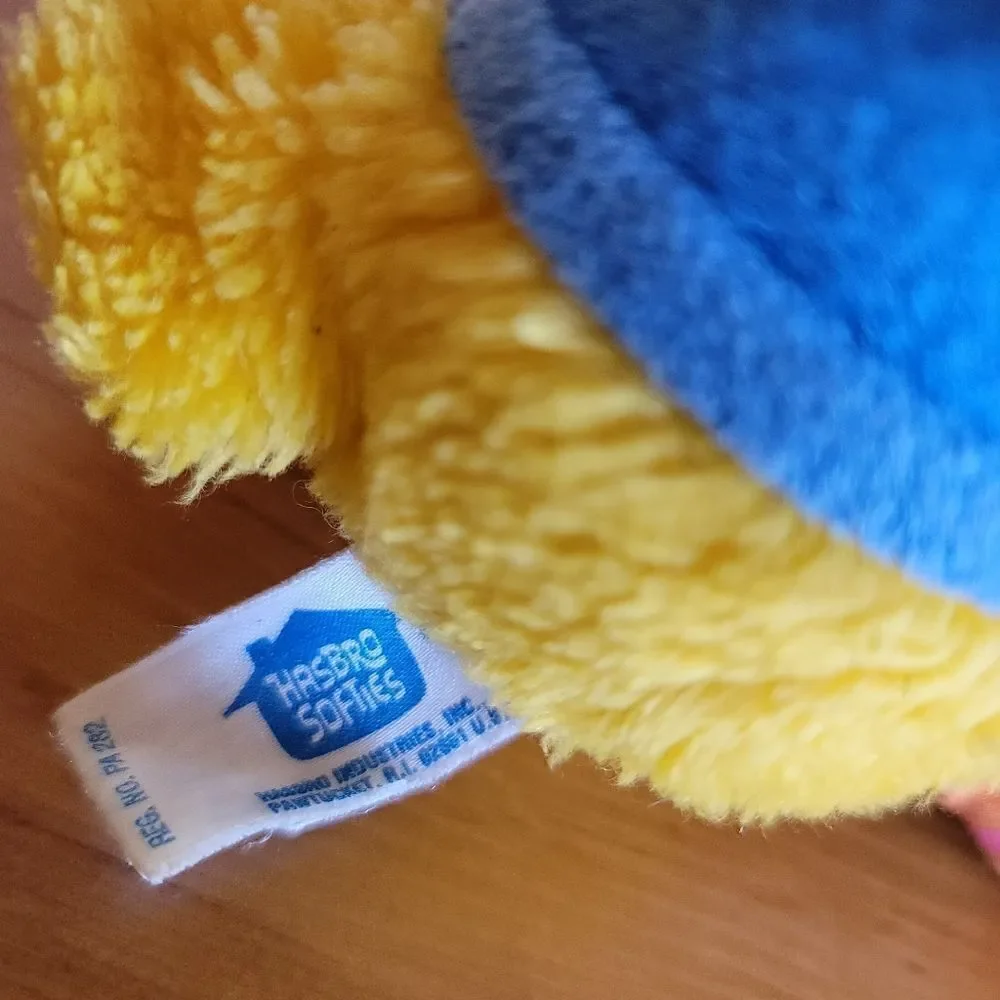 Vintage Big Bird small plush toy Hasbro softies Sesame street
